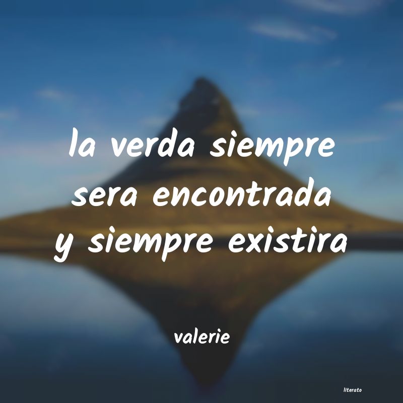 Frases de valerie