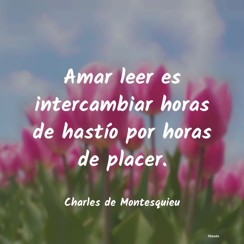 frases de Charles de Montesquieu