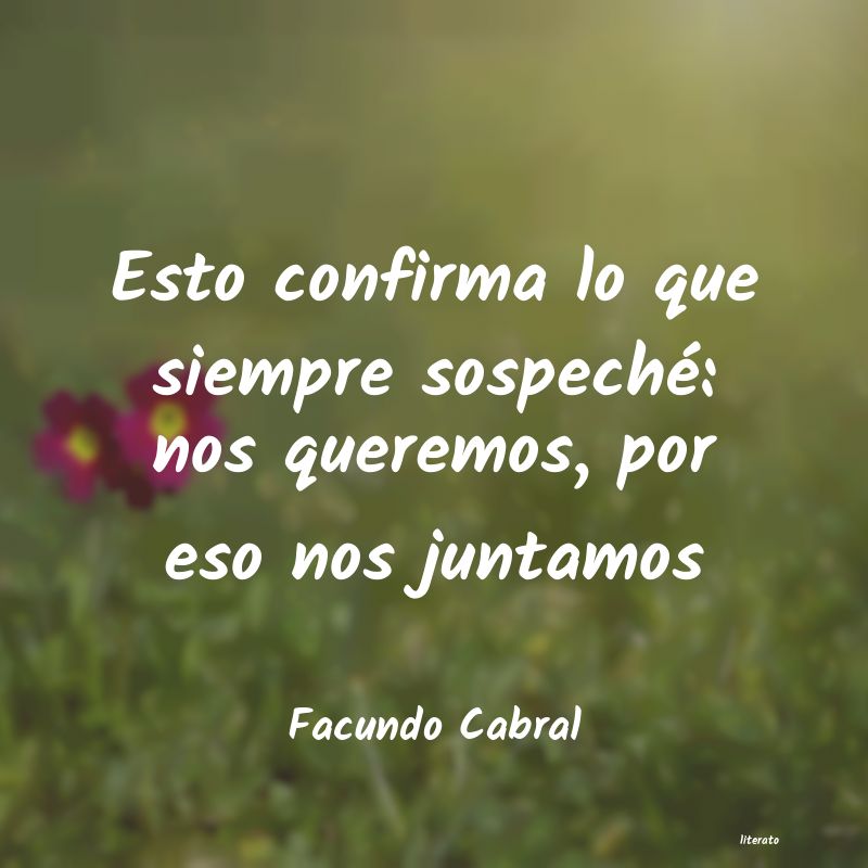 facundo cabral eso a lo que llamamos problemas son