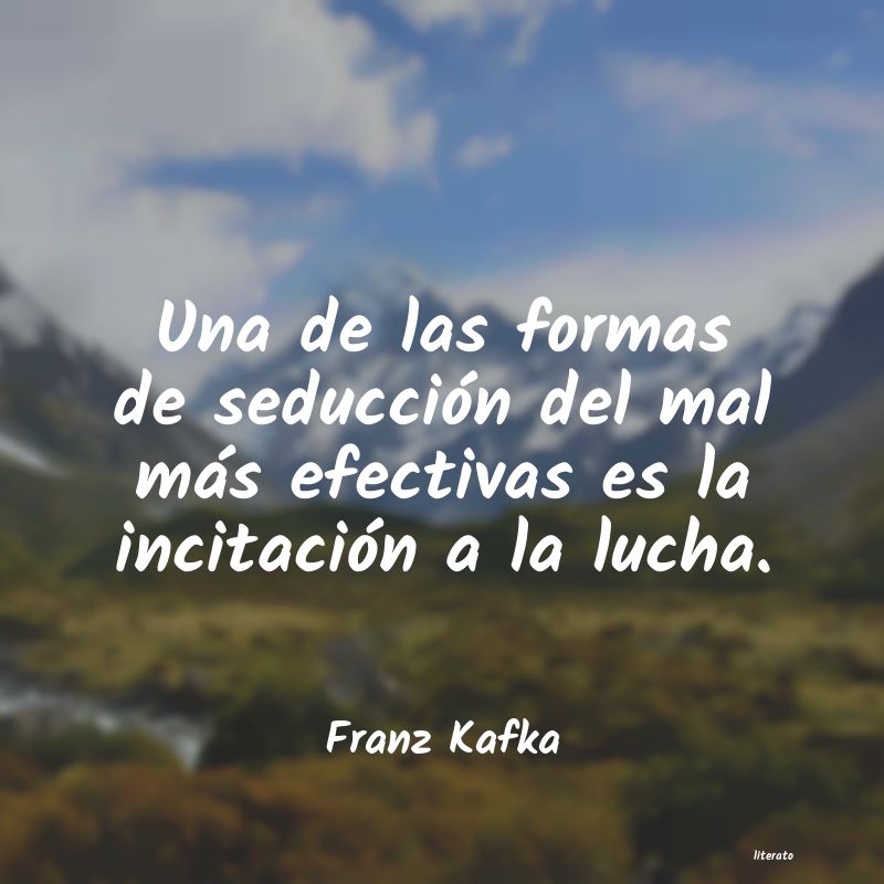 frases de Franz Kafka