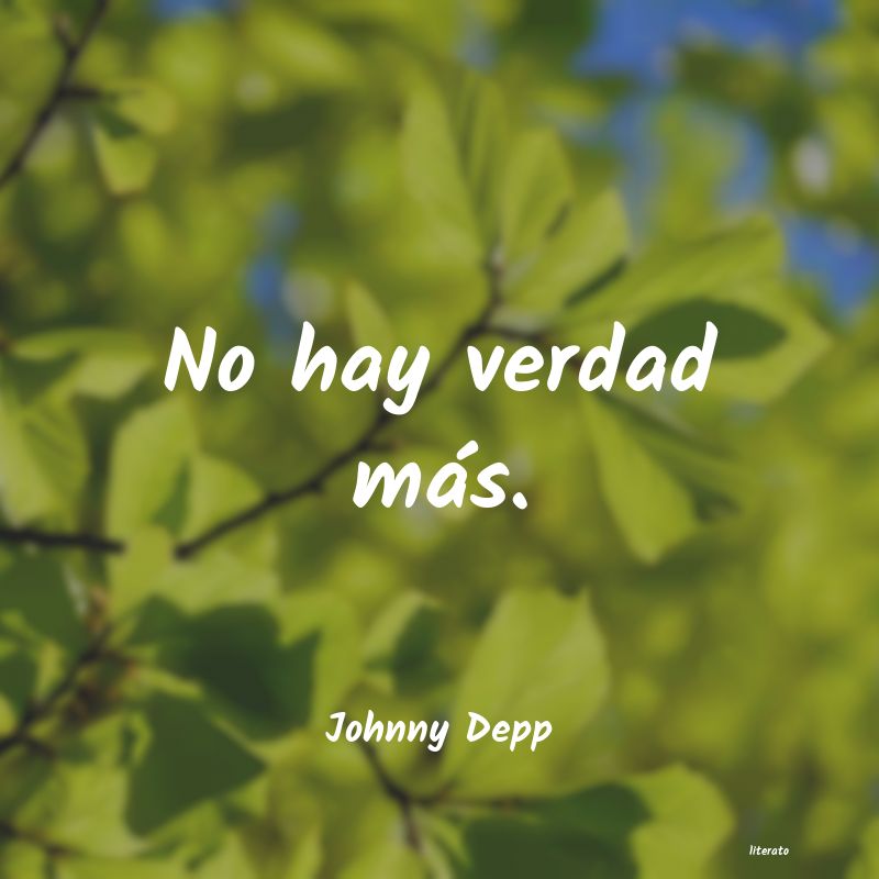 Frases de Johnny Depp