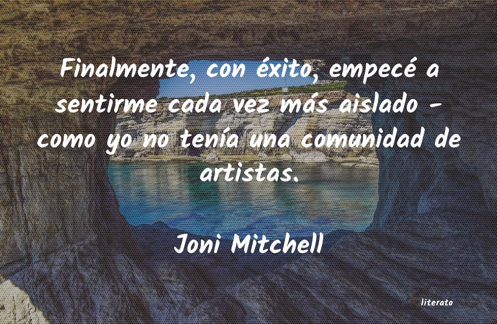 Frases de Joni Mitchell