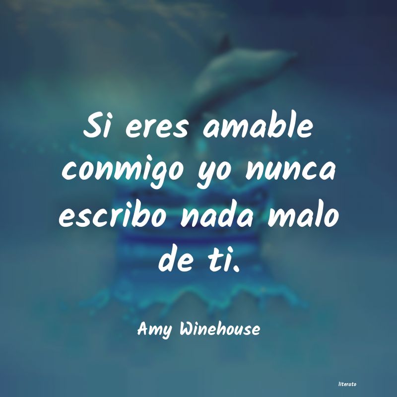 Frases de Amy Winehouse