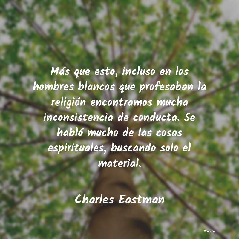 frases de Charles Eastman