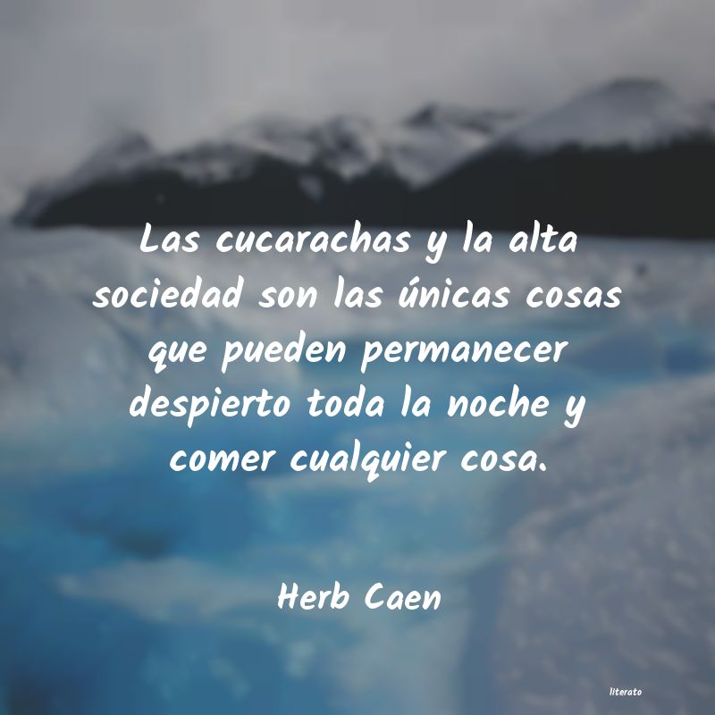 Frases de Herb Caen