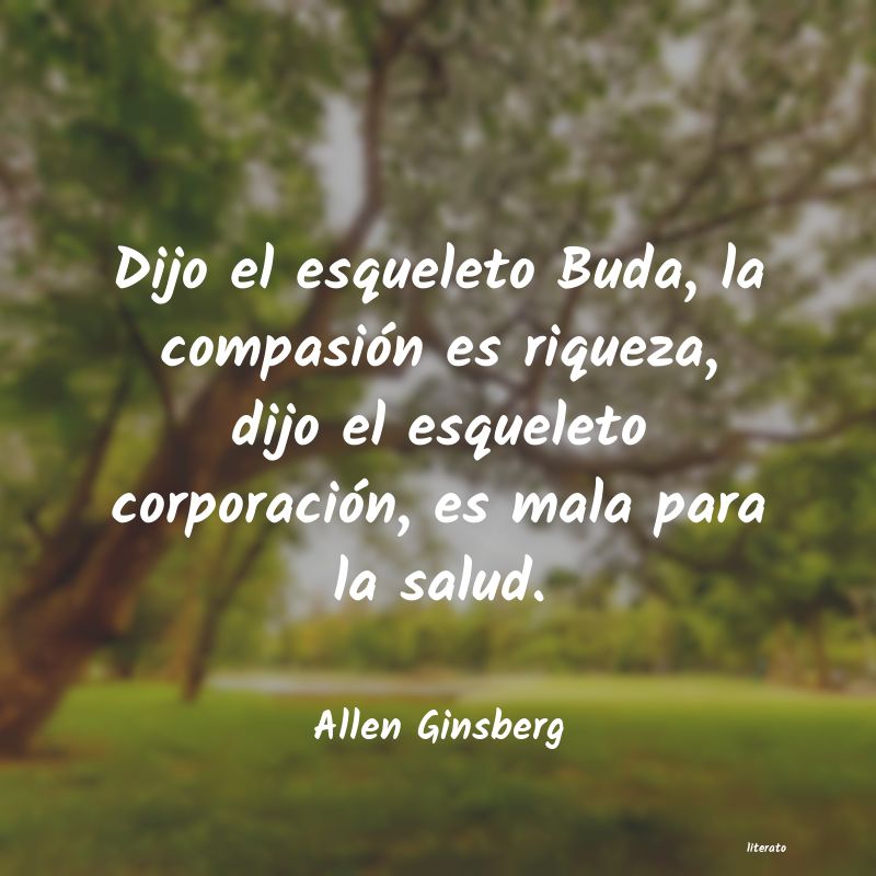 frases de Allen Ginsberg