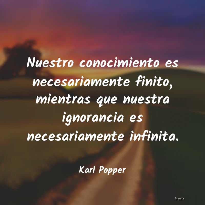 Frases de Karl Popper