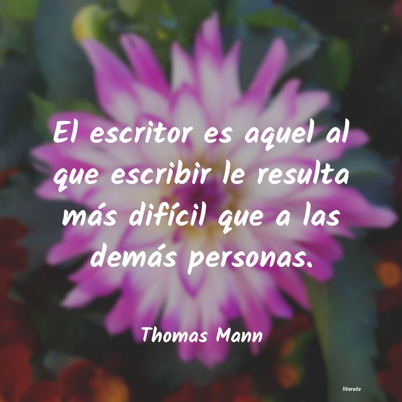 Frases de Thomas Mann