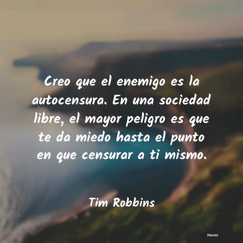 frases de Tim Robbins