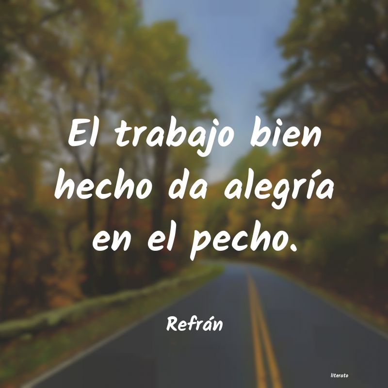 Frases de Refrán