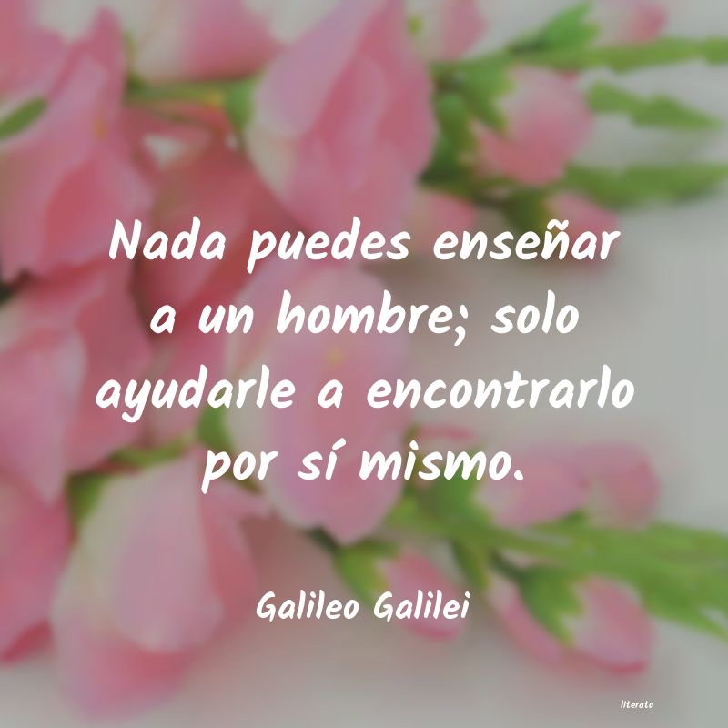 frases de Galileo Galilei