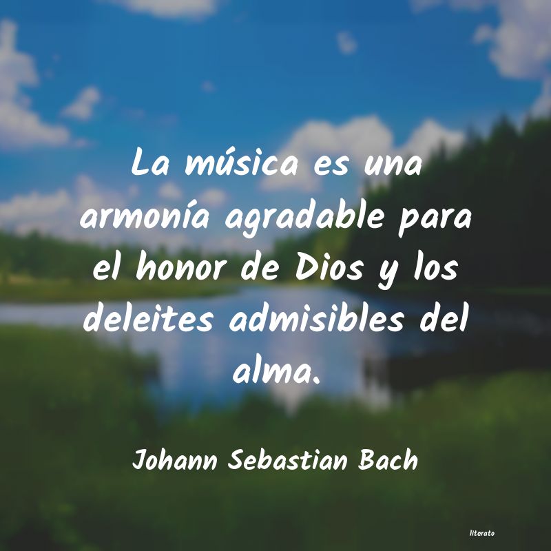 Frases de Johann Sebastian Bach