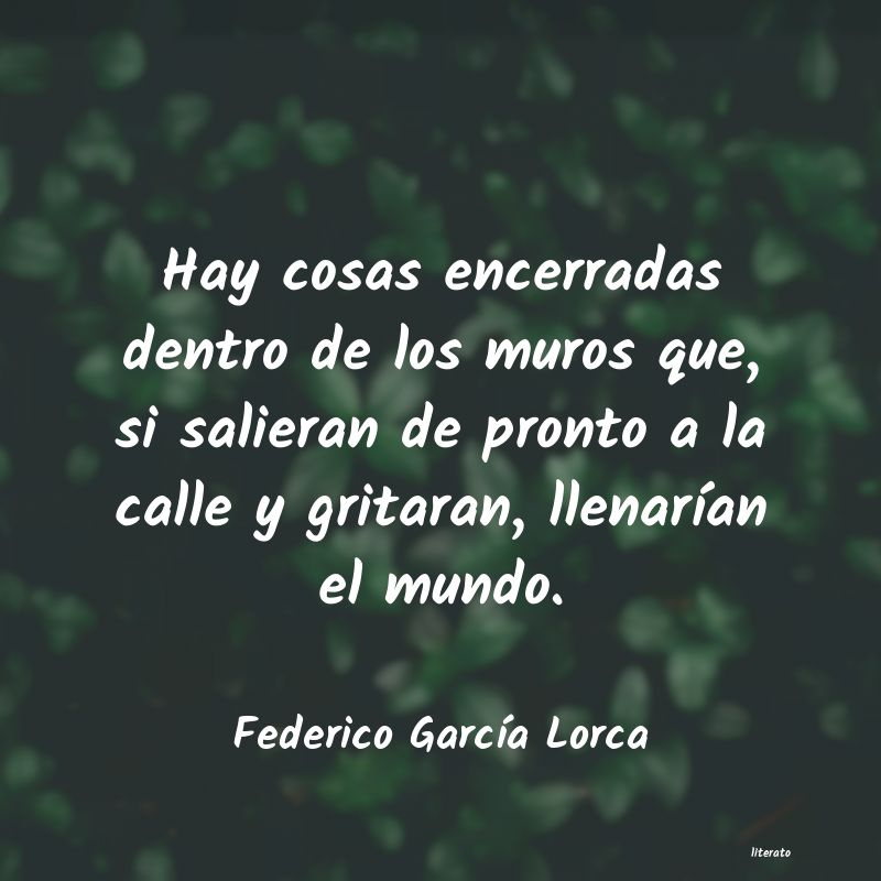 Frases de Federico García Lorca