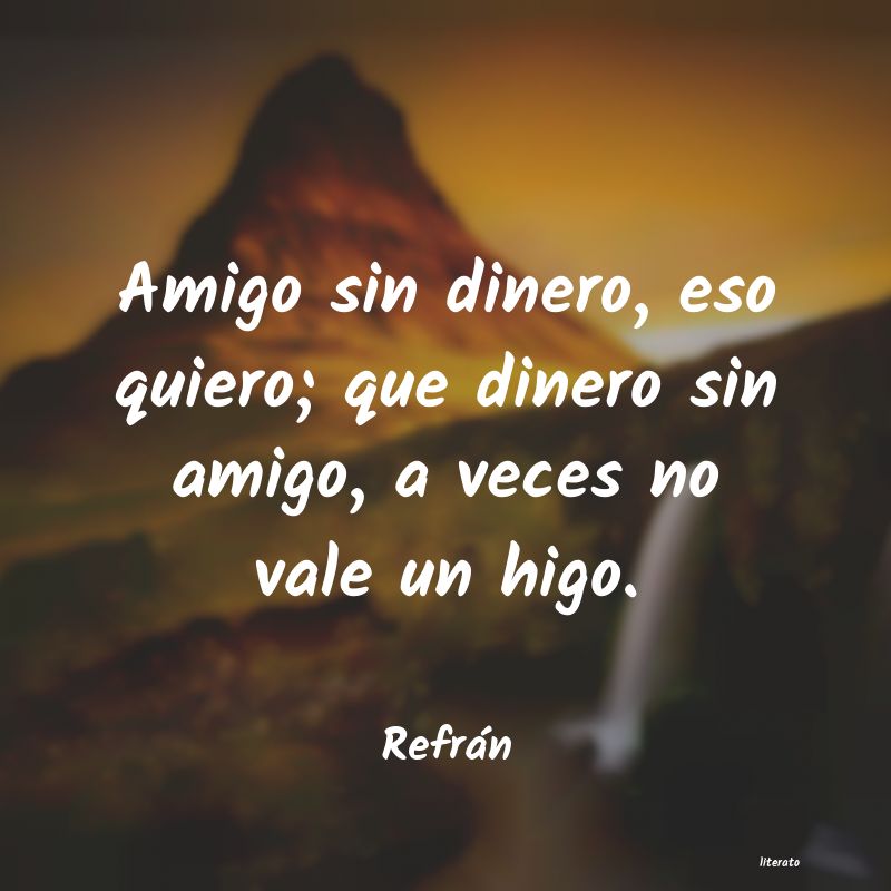 Frases de Refrán