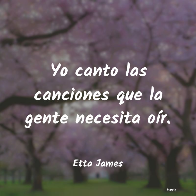 frases de Etta James