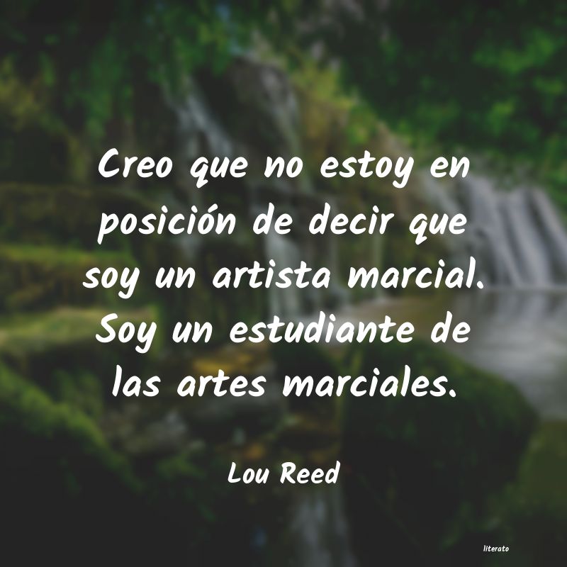 frases de Lou Reed