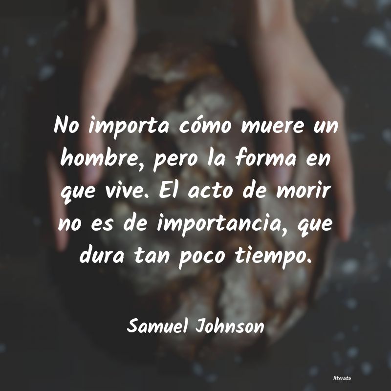 Frases de Samuel Johnson