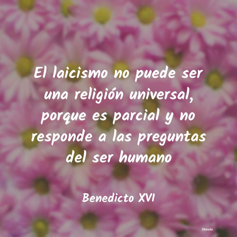 Frases de Benedicto XVI