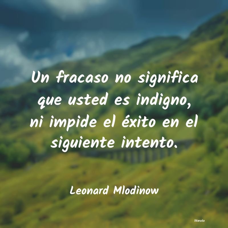Frases de Leonard Mlodinow