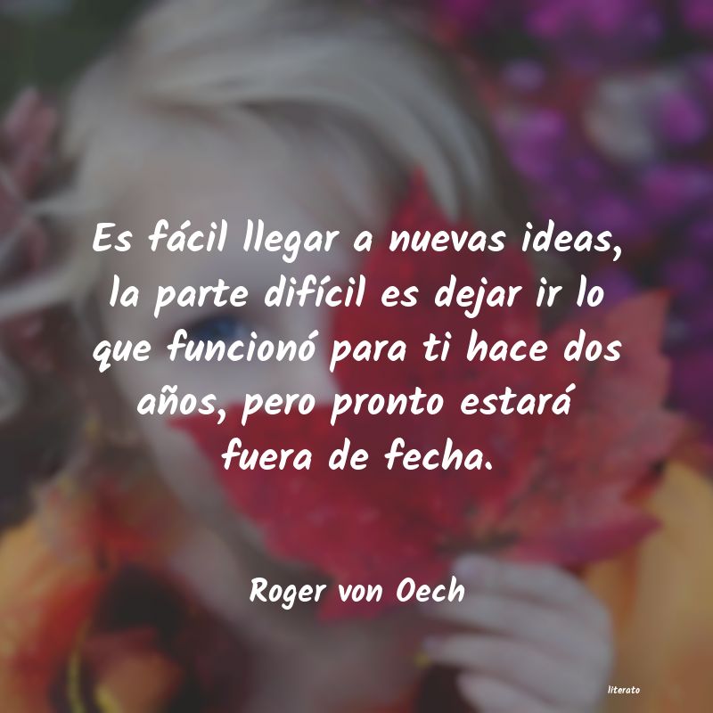 frases de Roger von Oech