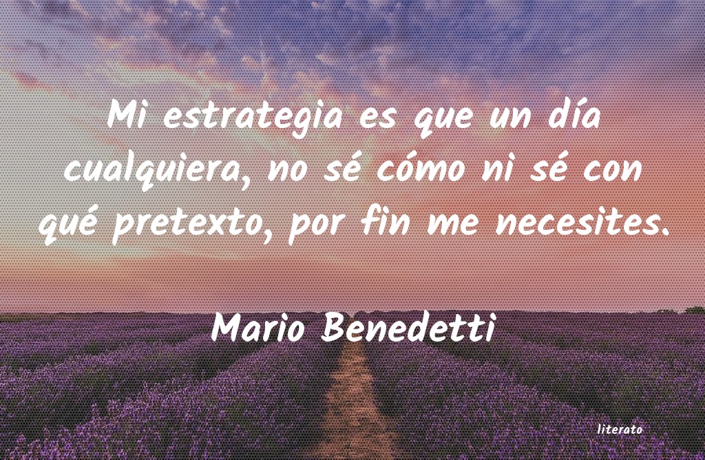 frases de Mario Benedetti
