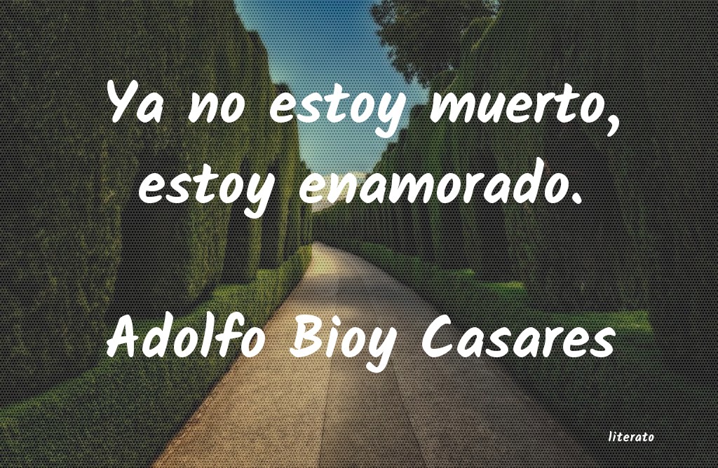 frases de Adolfo Bioy Casares
