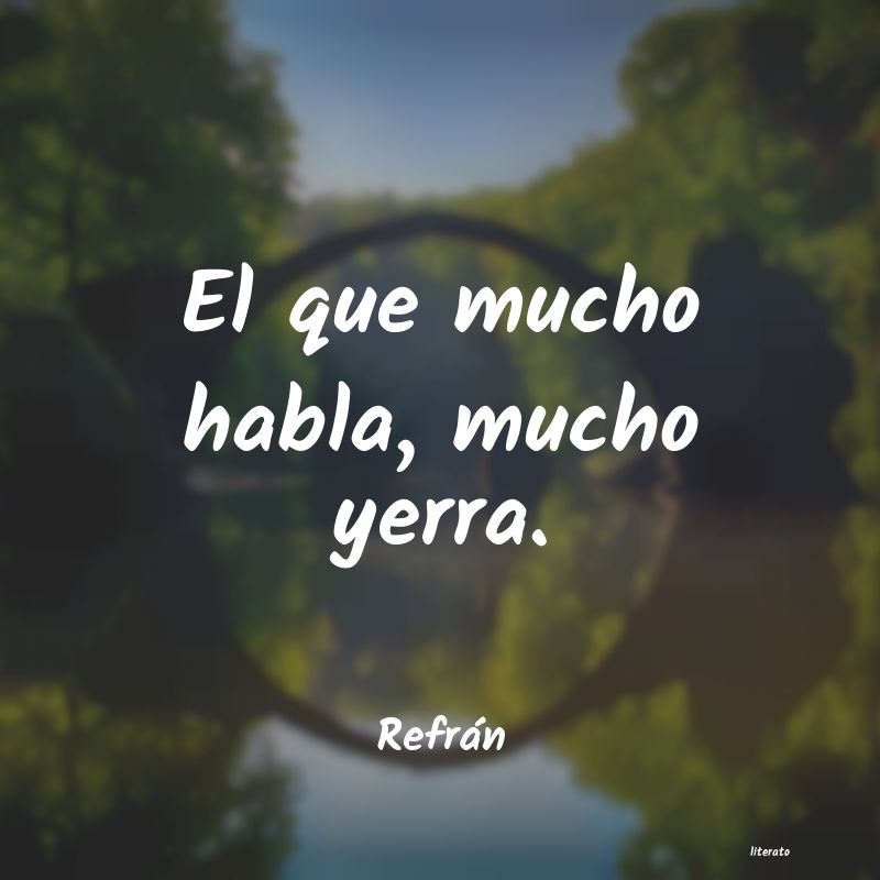 frases de Refrán