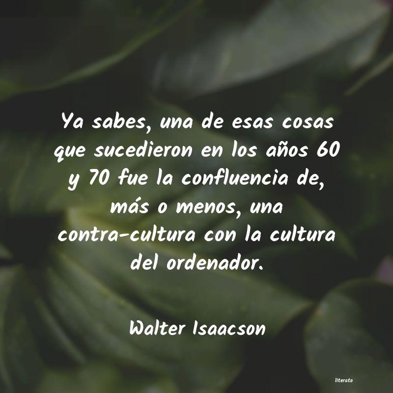 Frases de Walter Isaacson