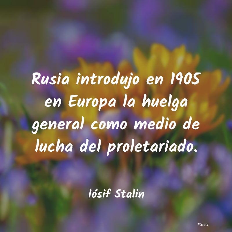 frases de Iósif Stalin