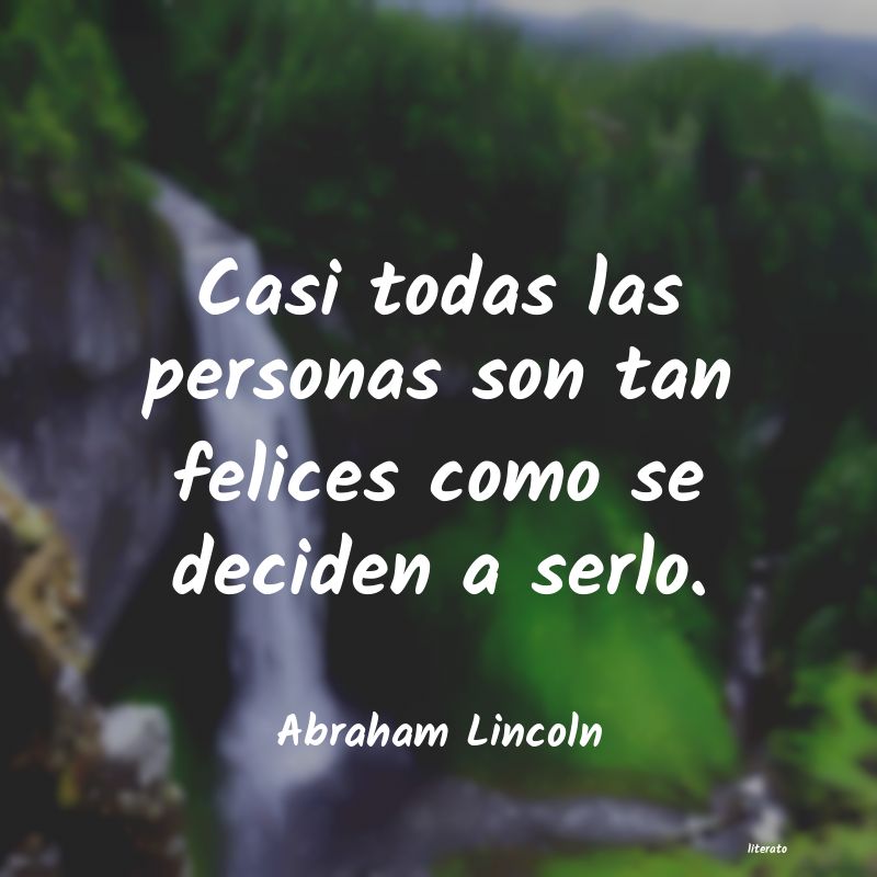 Frases de Abraham Lincoln