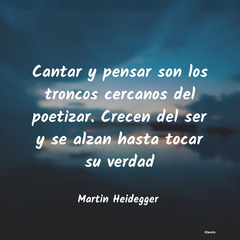 frases de Martin Heidegger