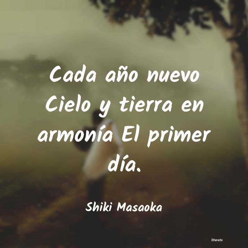 frases de Shiki Masaoka