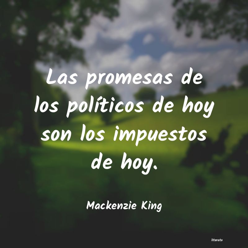 Frases de Mackenzie King