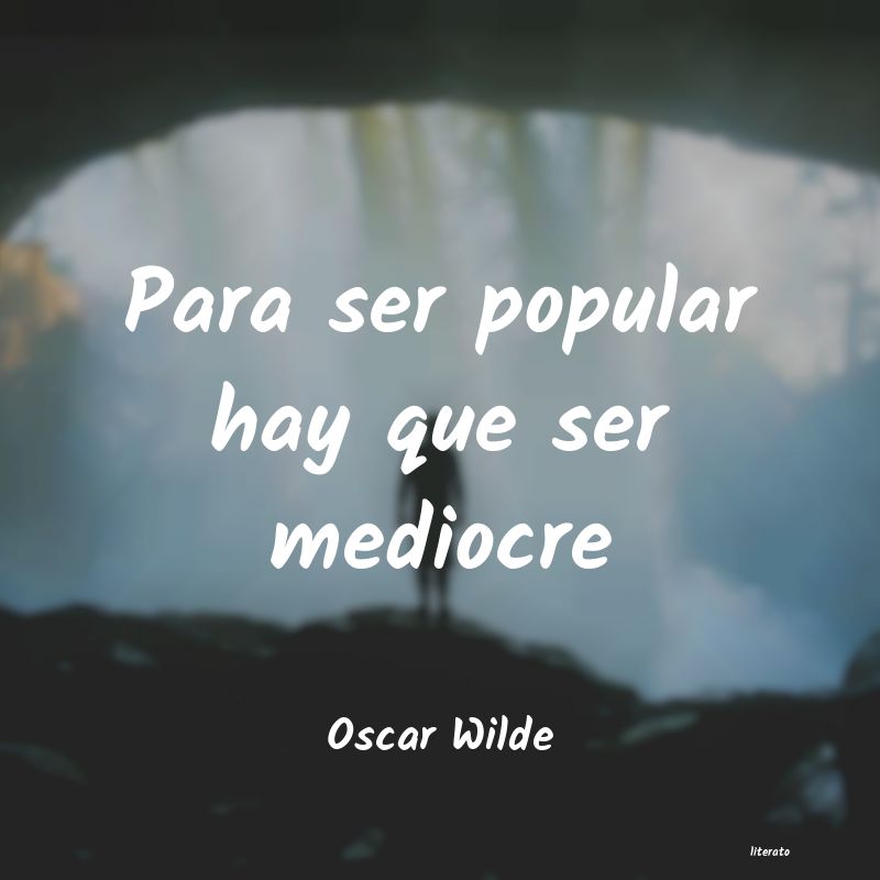 Frases de Oscar Wilde