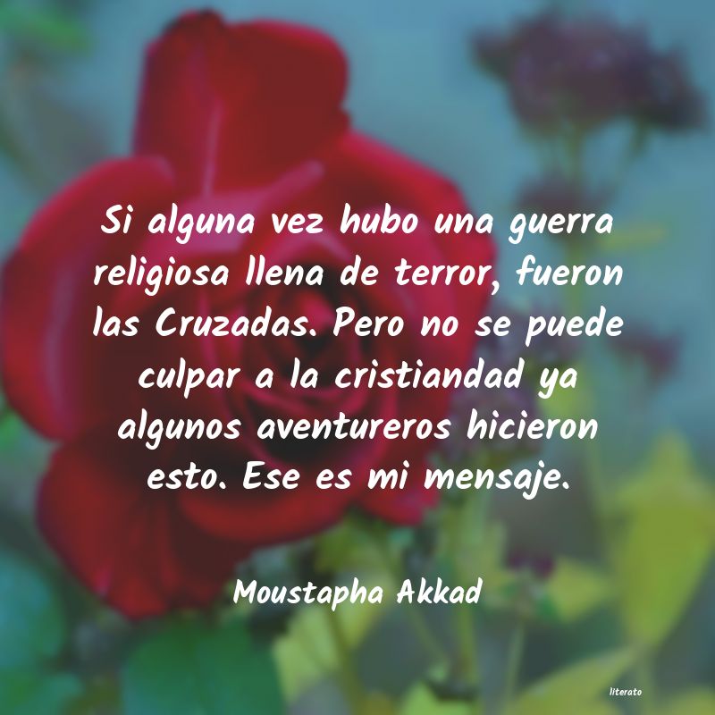 Frases de Moustapha Akkad