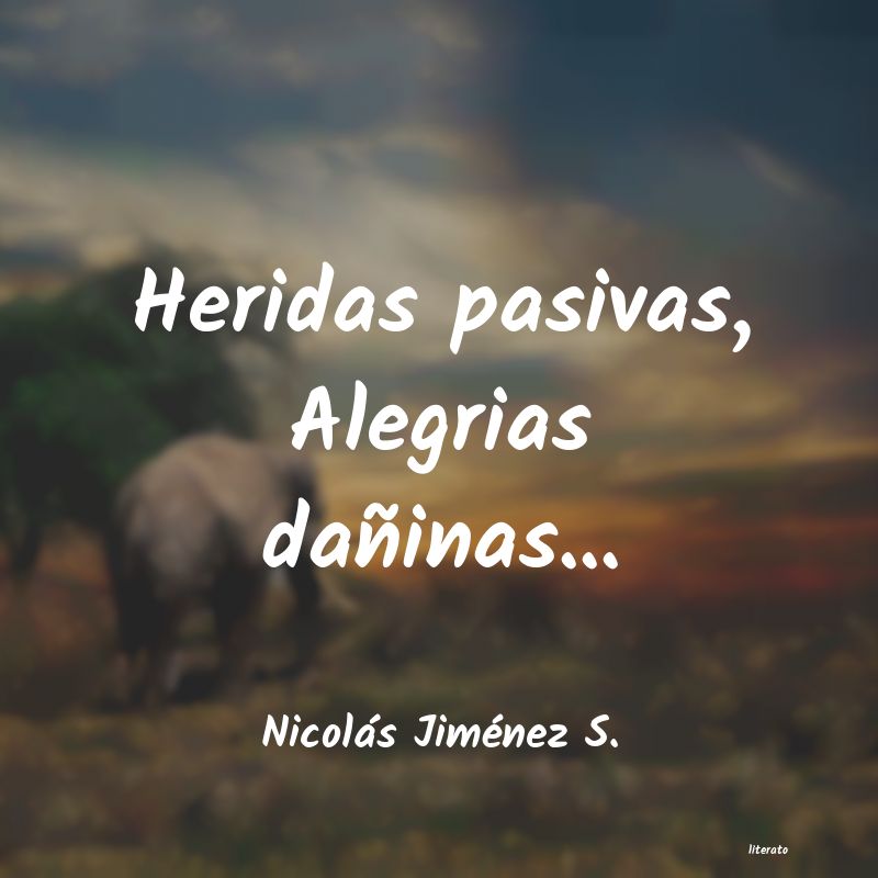 Frases de Nicolás Jiménez S.