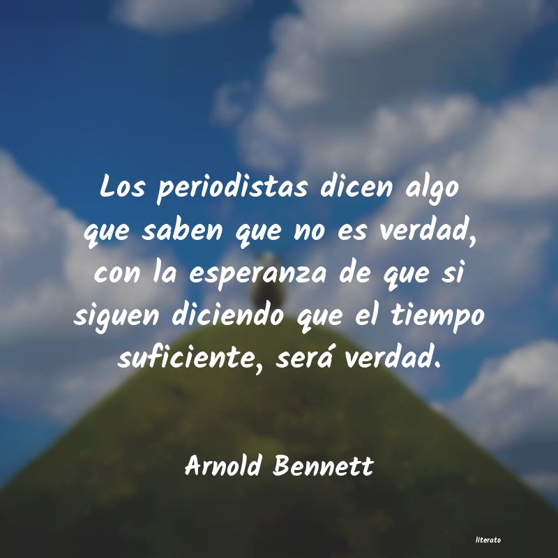 Frases de Arnold Bennett