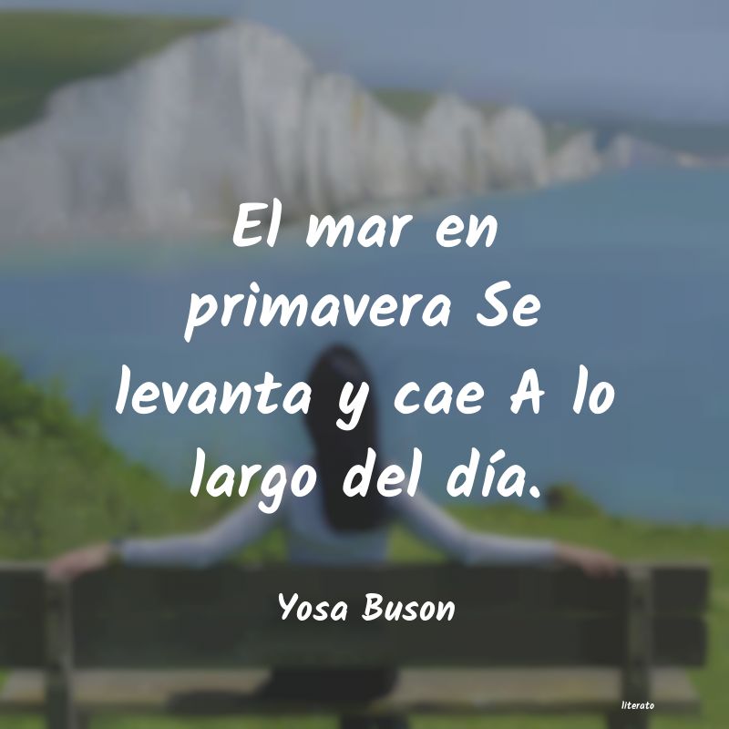 frases de Yosa Buson
