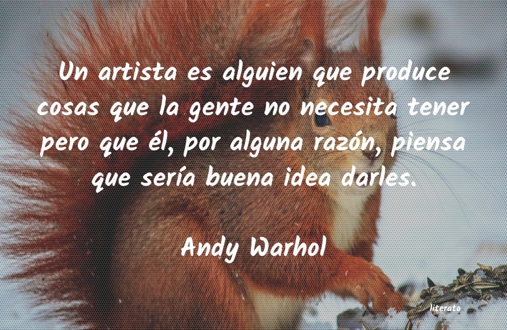 Frases de Andy Warhol