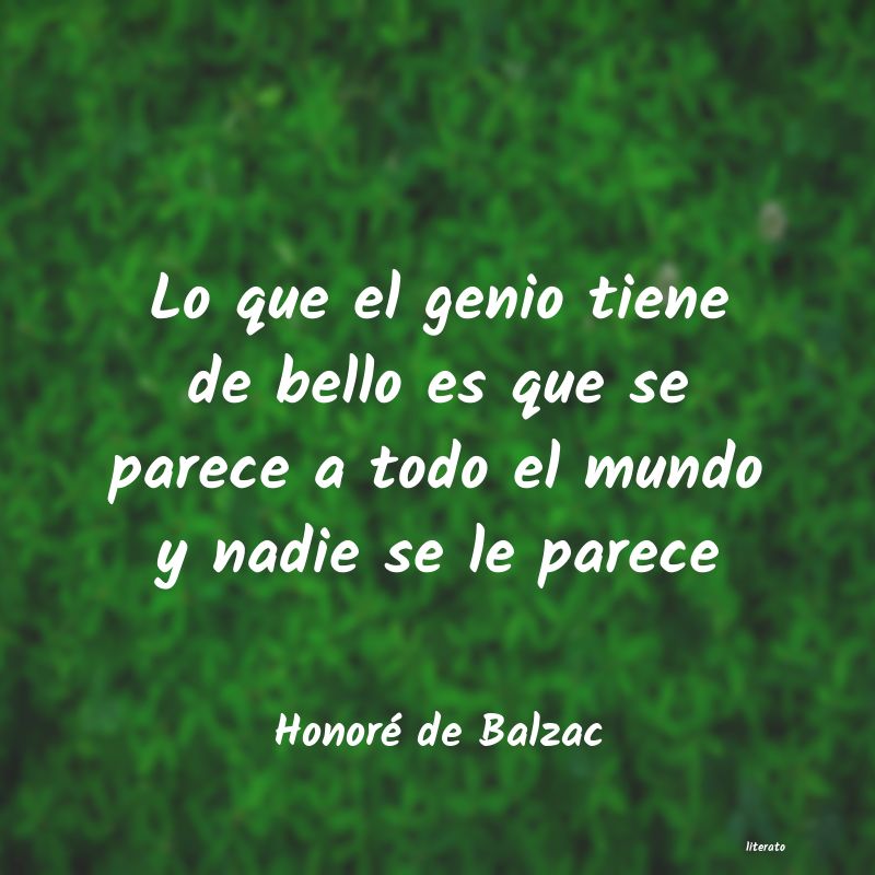 Frases de Honoré de Balzac