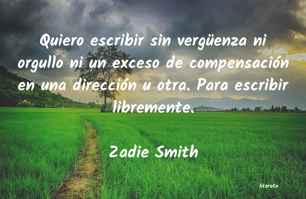 frases de Zadie Smith