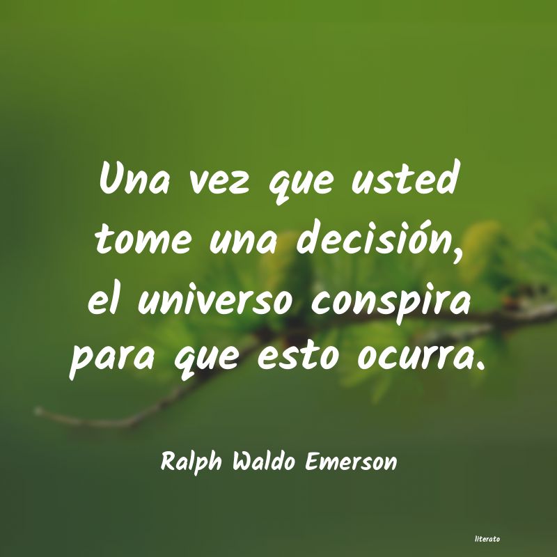 Frases de Ralph Waldo Emerson