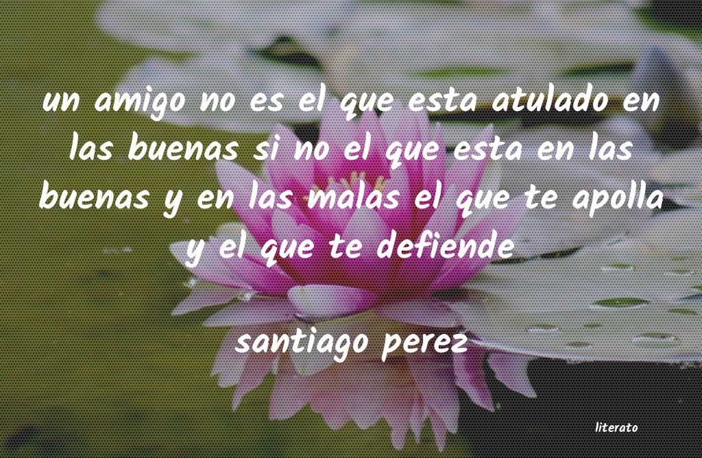 frases de santiago perez