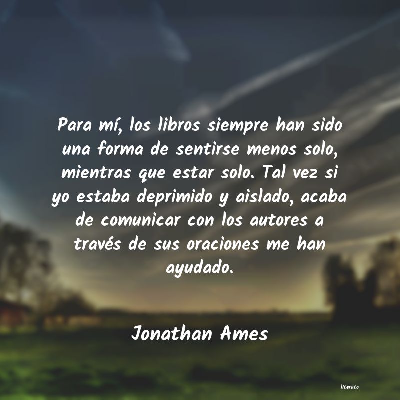 frases de Jonathan Ames