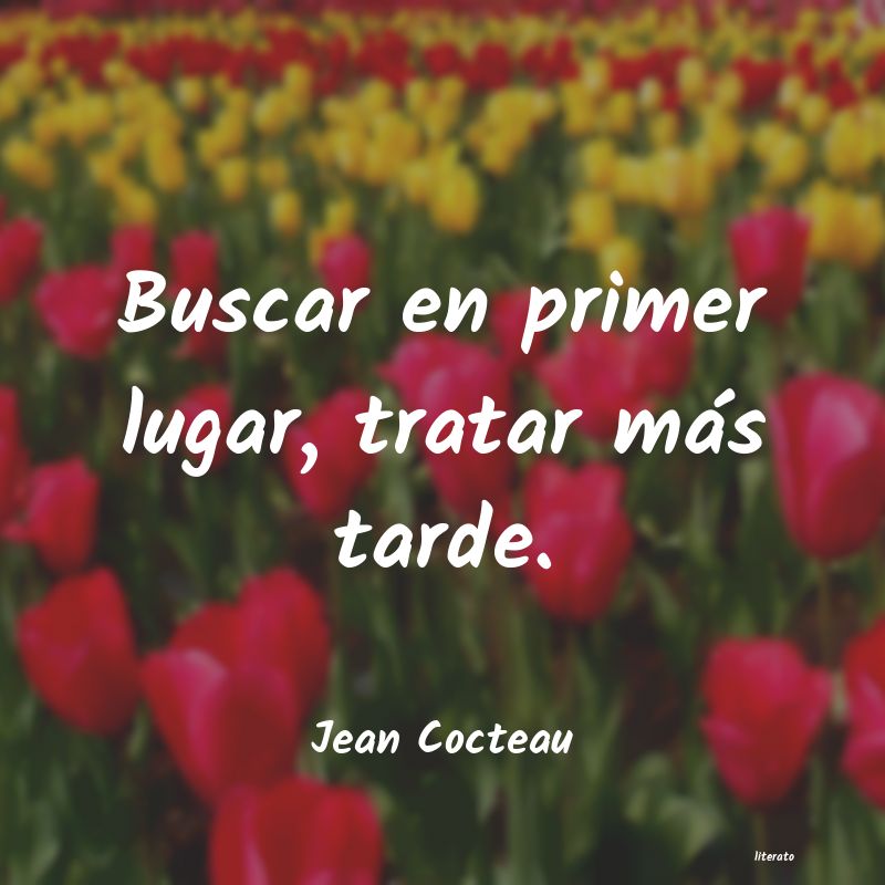 frases de Jean Cocteau