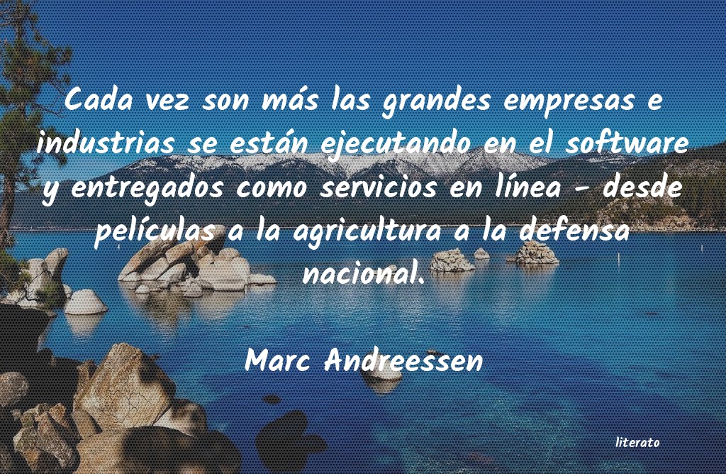 Frases de Marc Andreessen