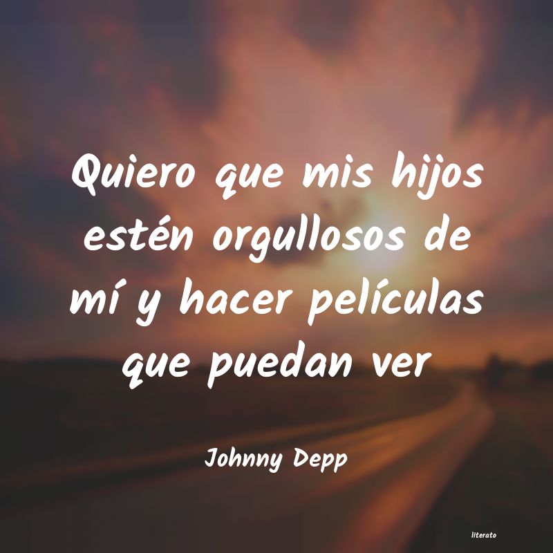 frases de Johnny Depp