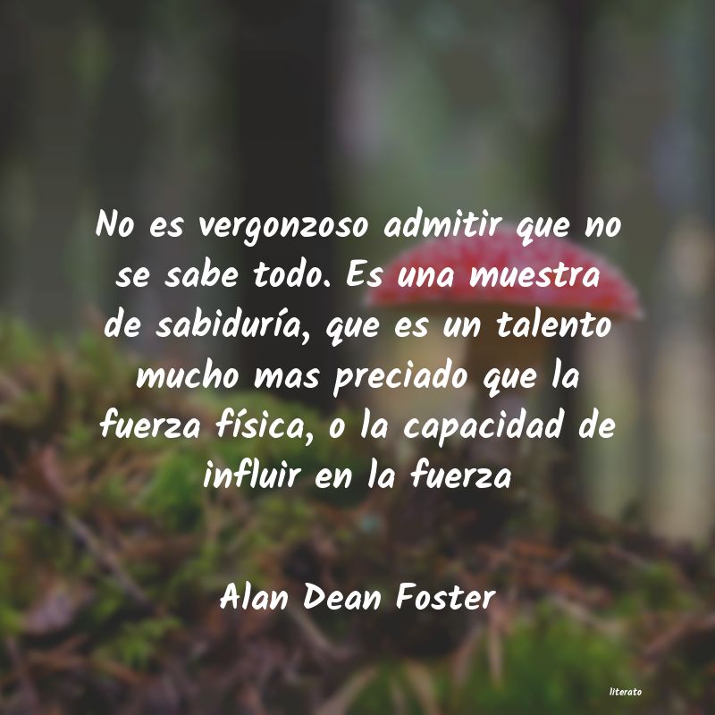 frases de Alan Dean Foster