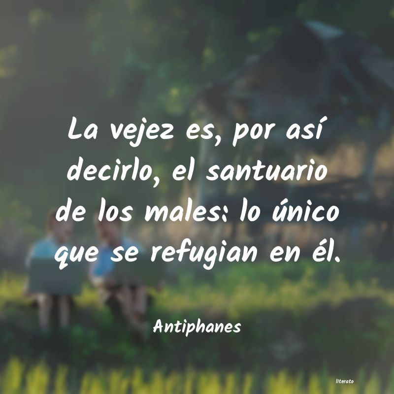 frases de Antiphanes
