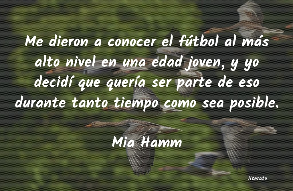 Frases de Mia Hamm